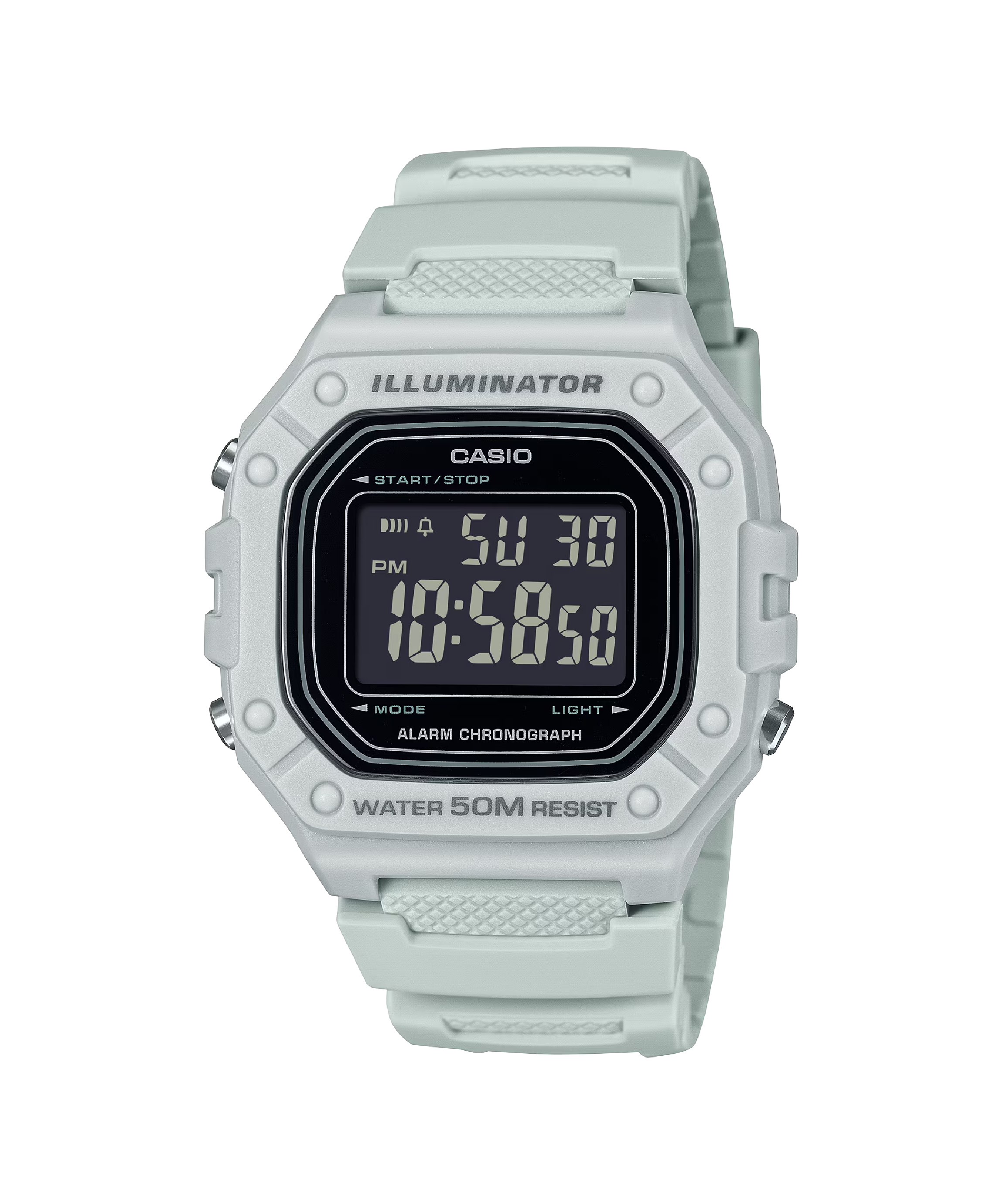 RELOJ CASIO W-218H-8BVDF - GRIS