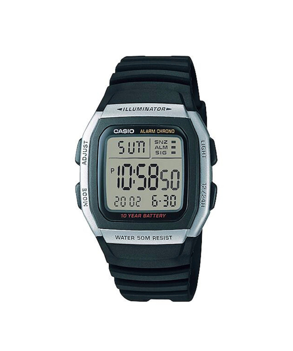 RELOJ CASIO W-96H-1AVDF -GRIS