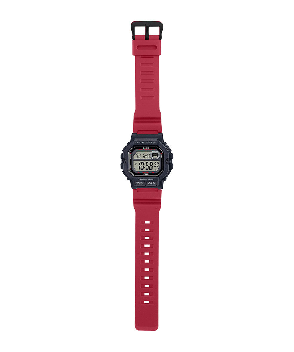 RELOJ PARA HOMBRE CASIO WS-1400H-4AVDF -ROJO