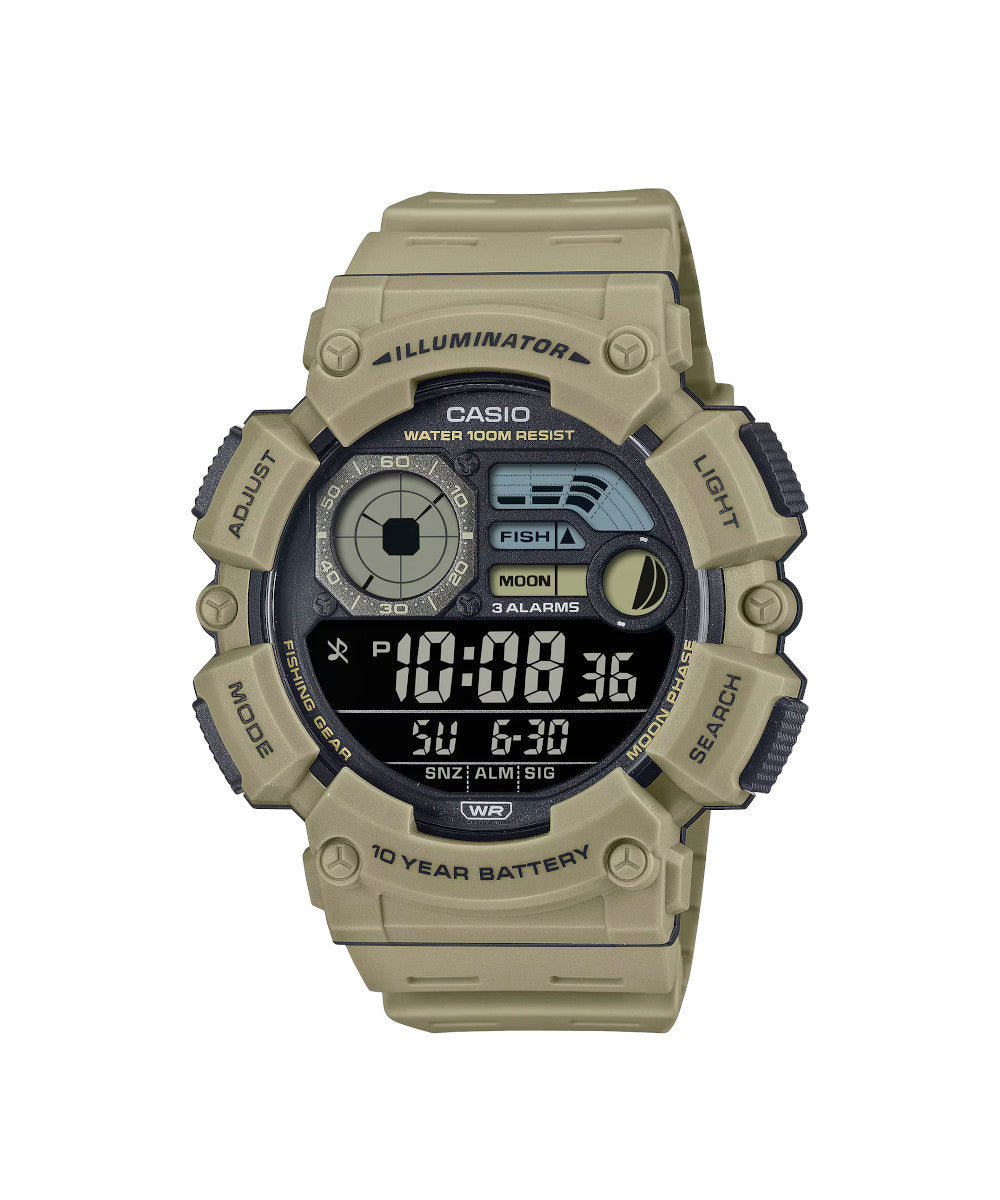 RELOJ PARA HOMBRE CASIO WS-1500H-5BVDF -CAFÉ