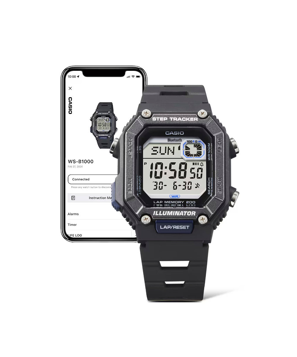 RELOJ PARA HOMBRE CASIO WS-B1000-1AVDF -NEGRO