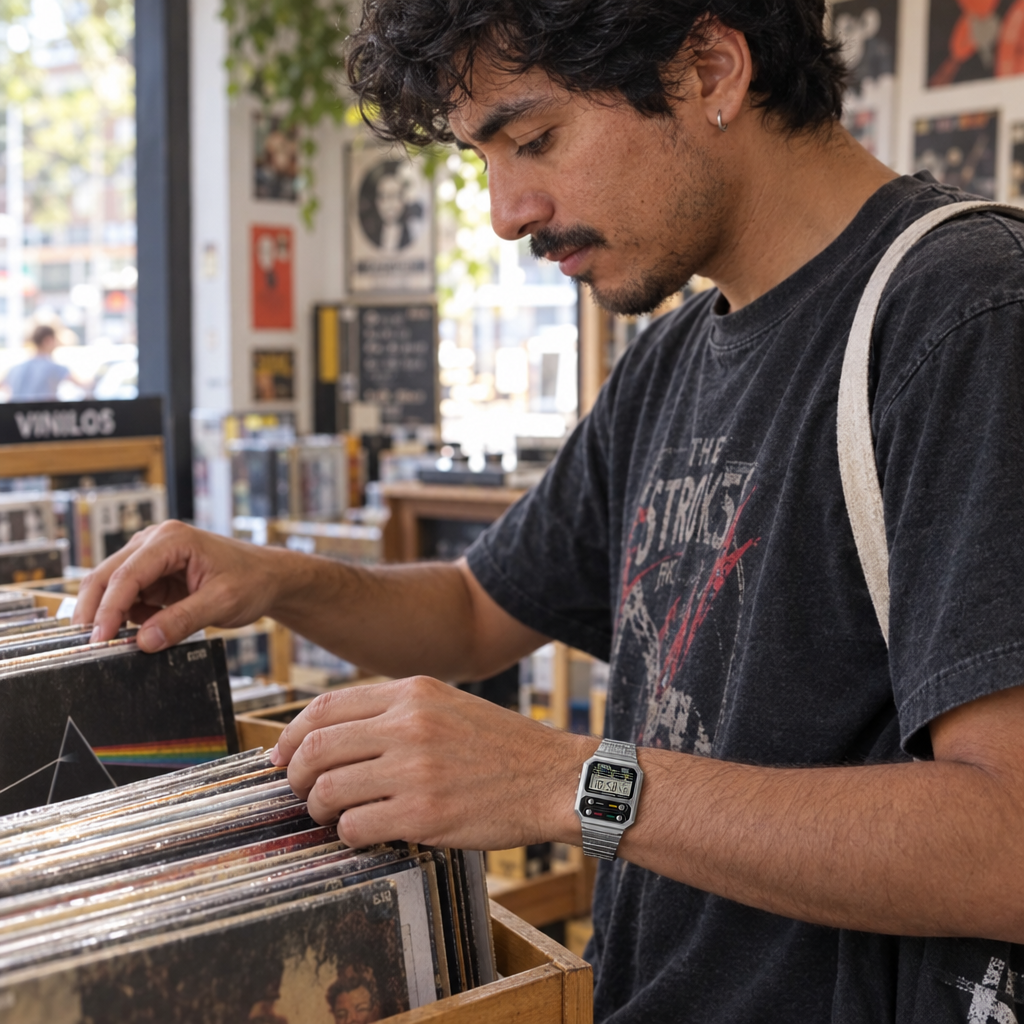 A100WE-1ADF en una tienda de discos