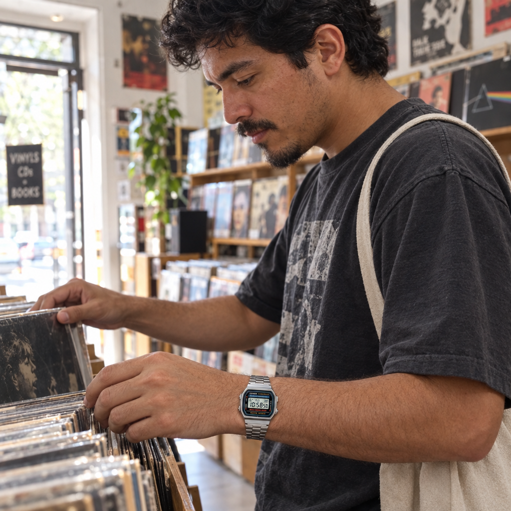 A168WA-1WDF en una tienda de discos