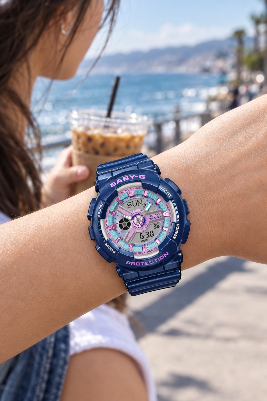 BA-110MC-2ADR RELOJ PARA MUJER CASIO BABY-G - AZUL