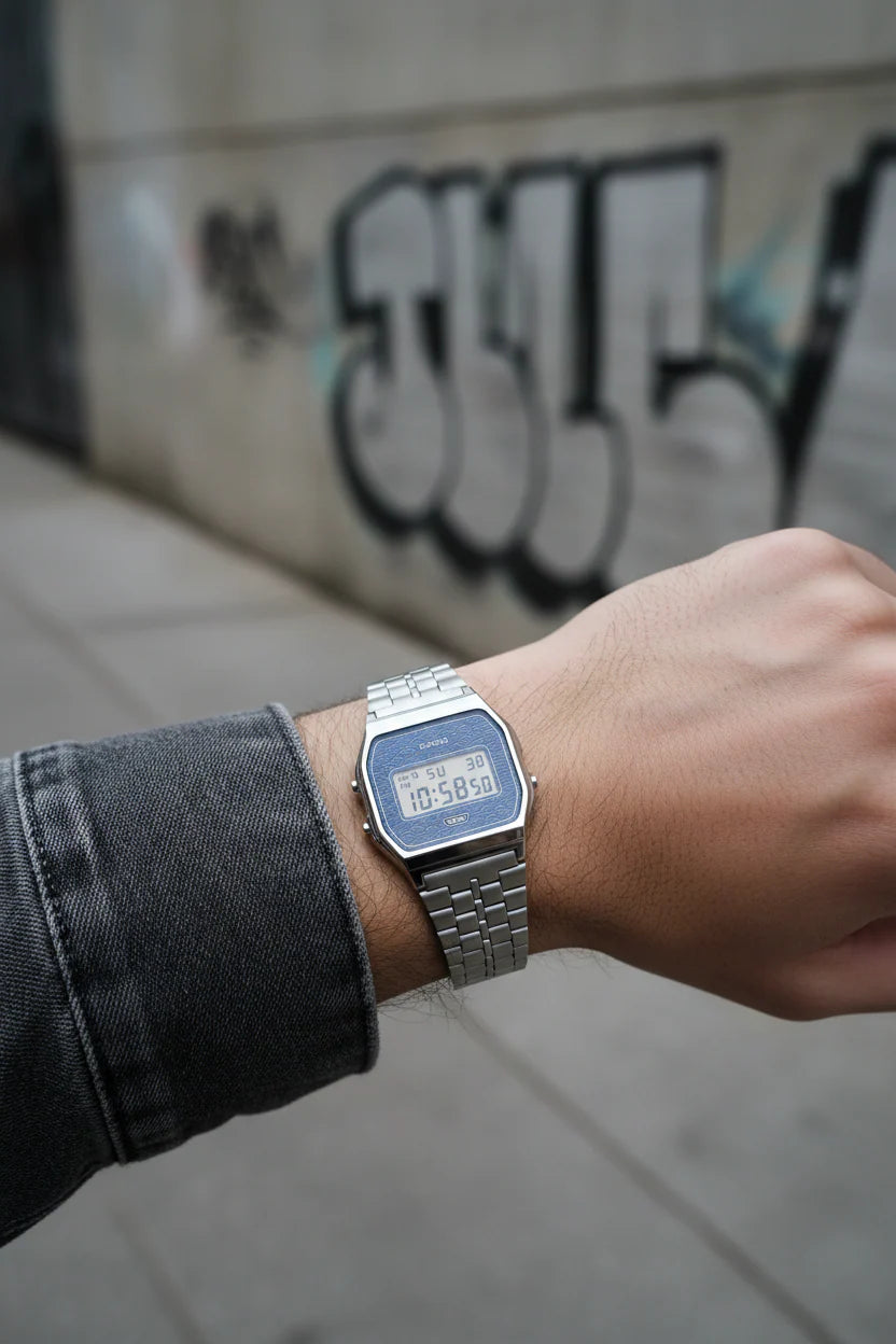 RELOJ CASIO VINTAGE A159WEVJ-2DR - AZUL