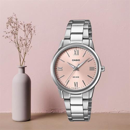 LTP-1303DD-4AVDF RELOJ PARA MUJER CASIO - ROSADO