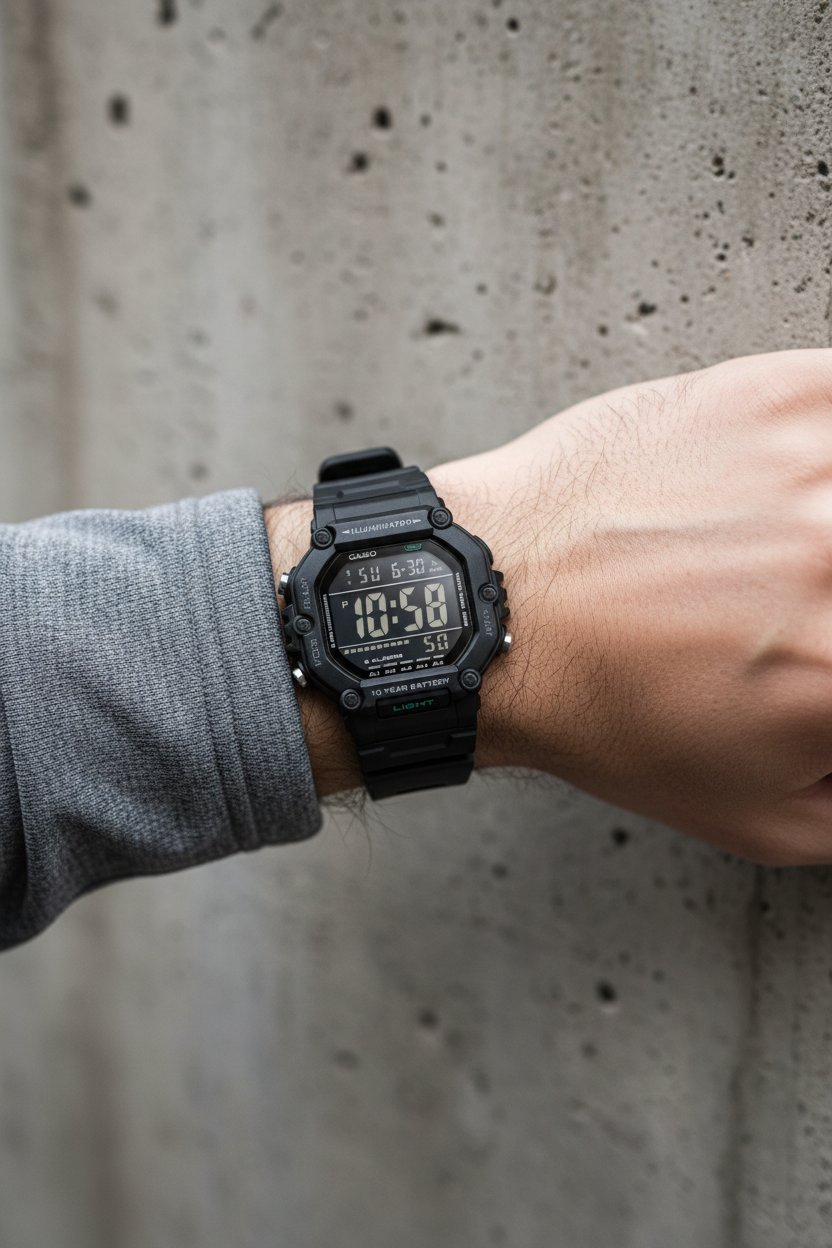 RELOJ PARA HOMBRE CASIO AE-1600HX-1BVDF - NEGRO