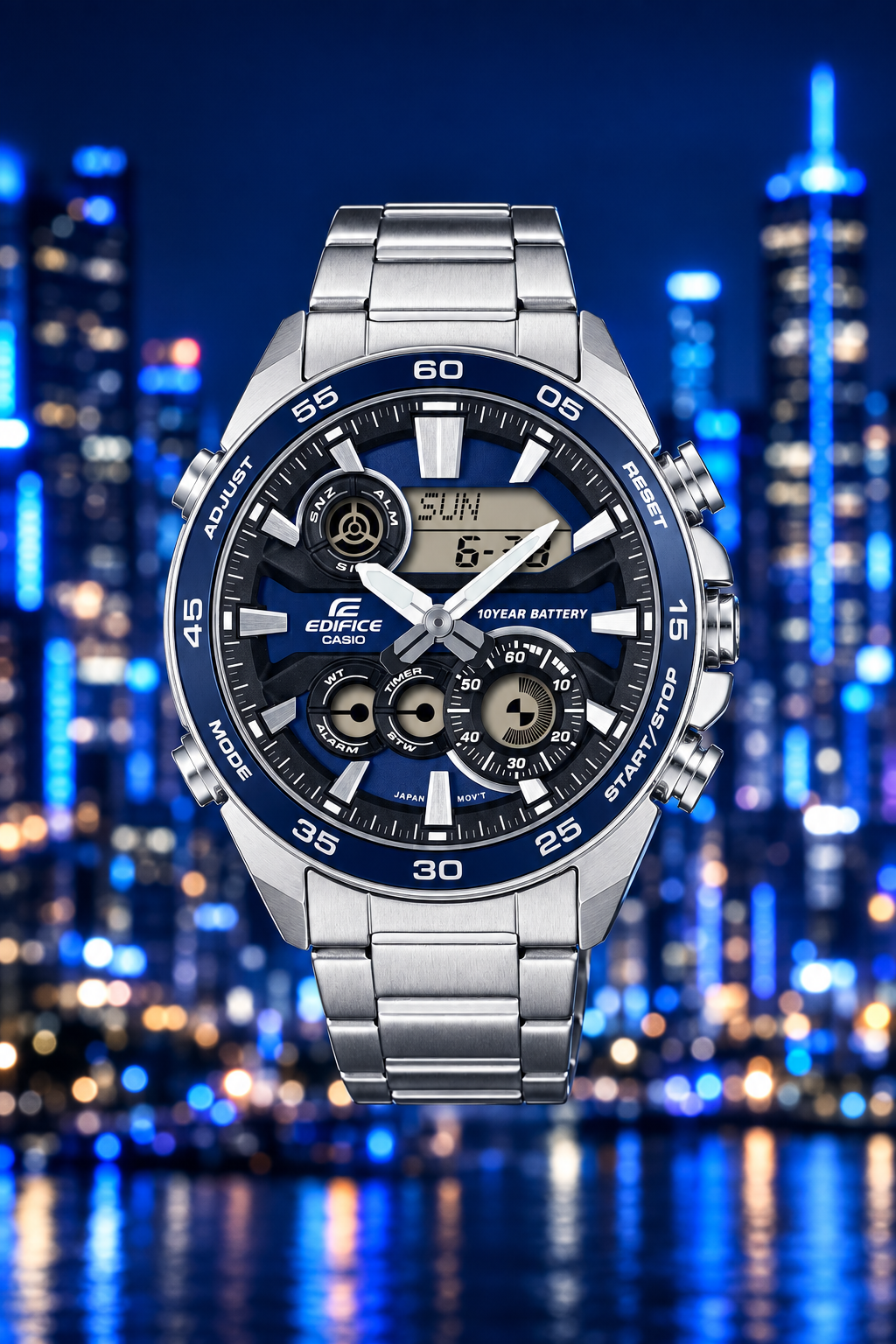 ERA-130D-2ADF RELOJ PARA HOMBRE CASIO EDIFICE - AZUL