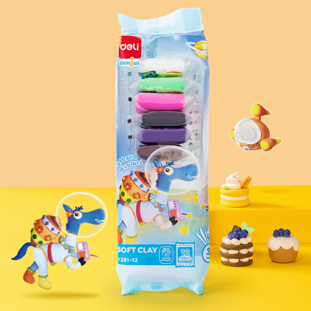 Foamy moldeable colores surtidos x12 Unidades