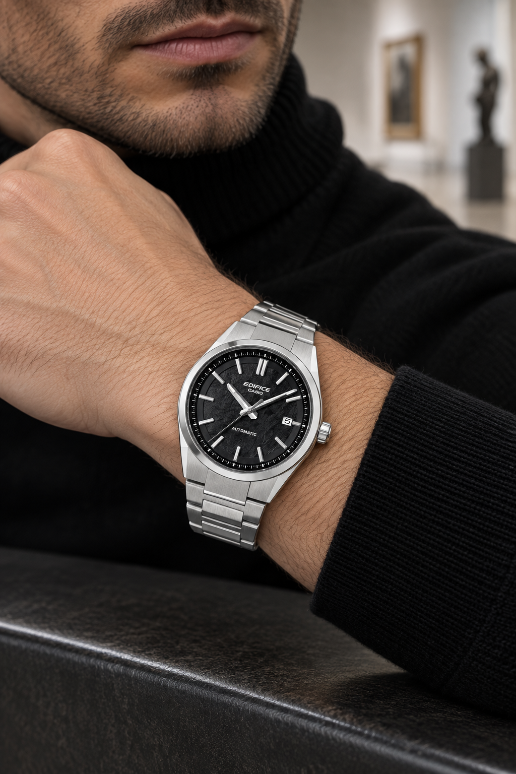 EFK-110D-1ADR RELOJ PARA HOMBRE CASIO EDIFICE - NEGRO