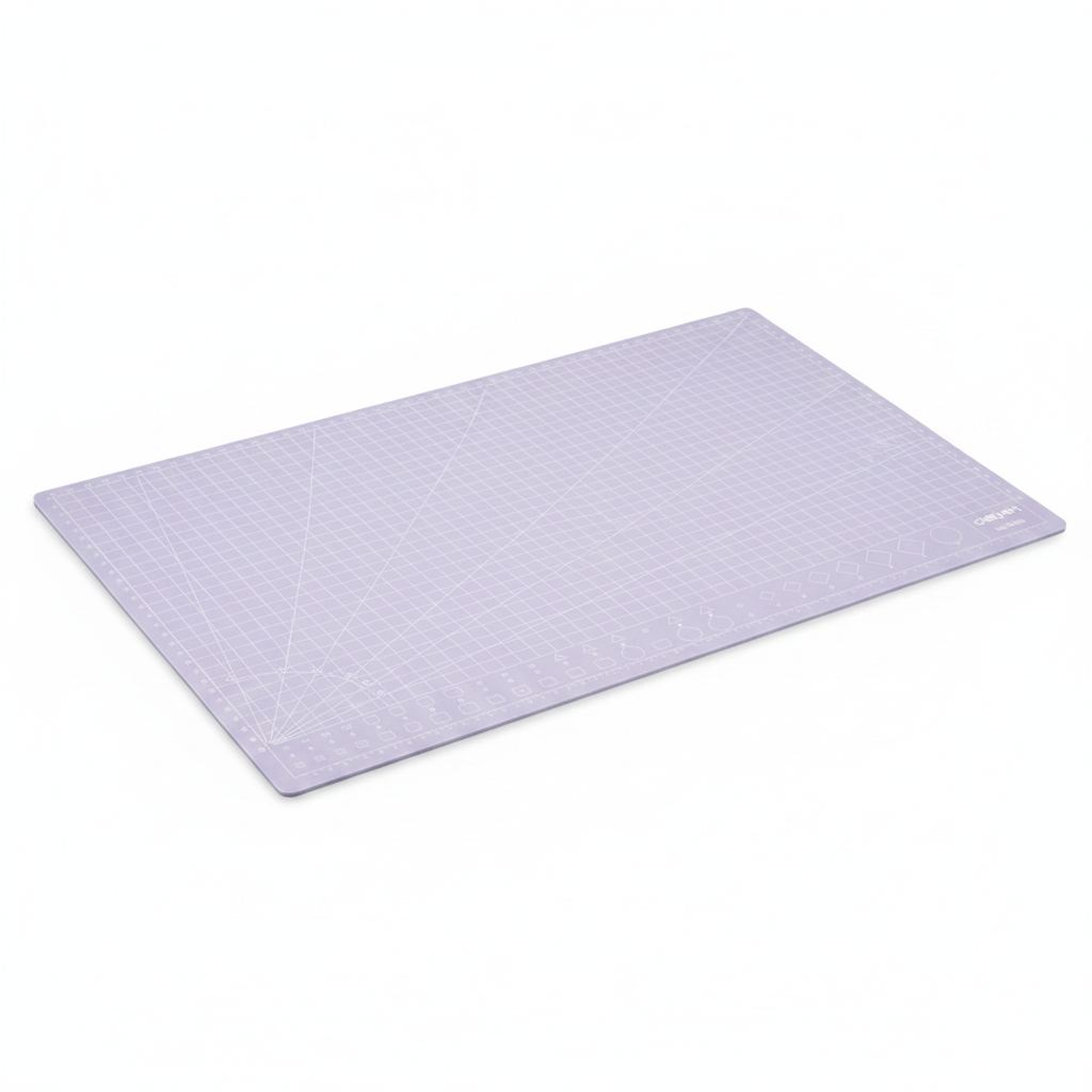 Tapete de corte para escritorio DELI Lila x1 unidad
