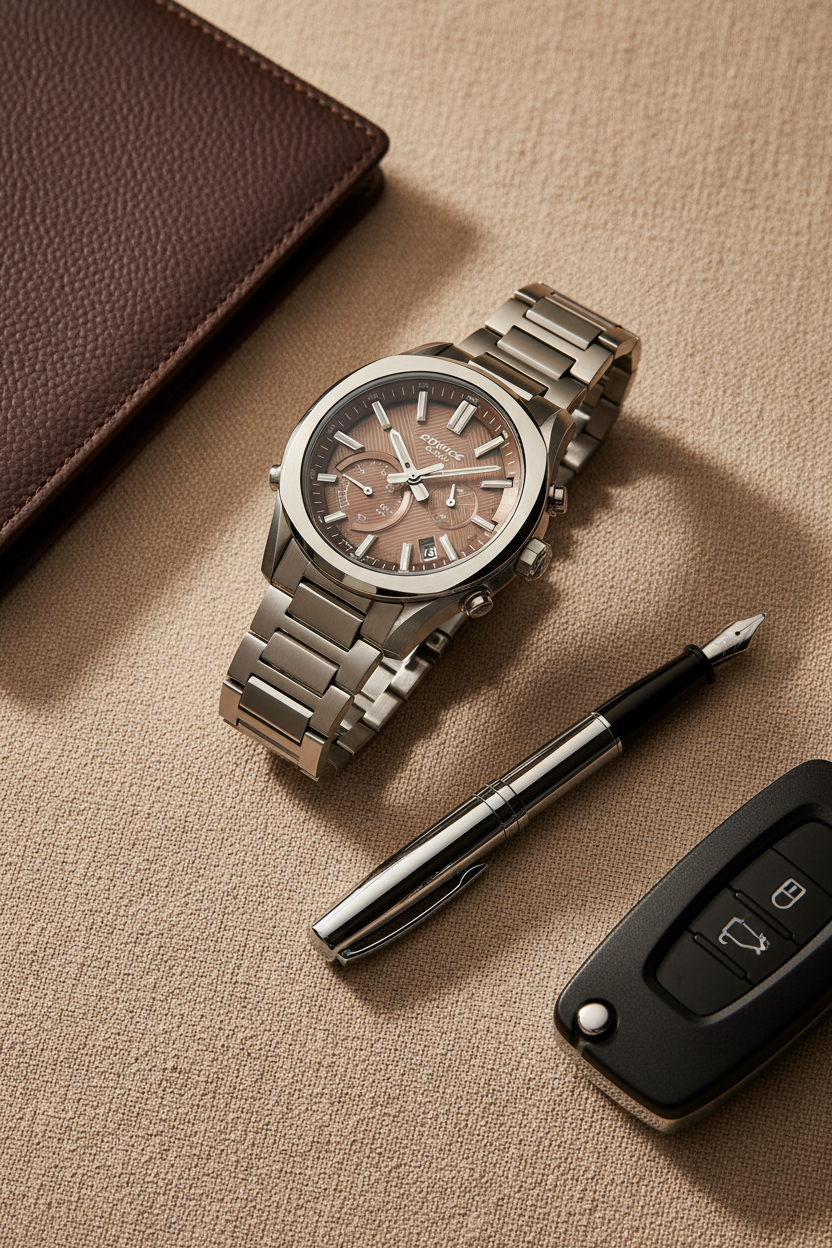 RELOJ PARA HOMBRE CASIO EDIFICE EQB-1300D-5ADF - CAFÉ