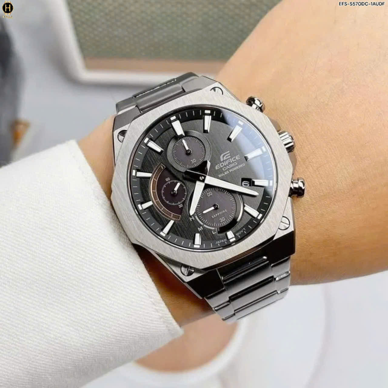 RELOJ PARA HOMBRE CASIO EDIFICE EFS-S570DC-1AUDF  - NEGRO