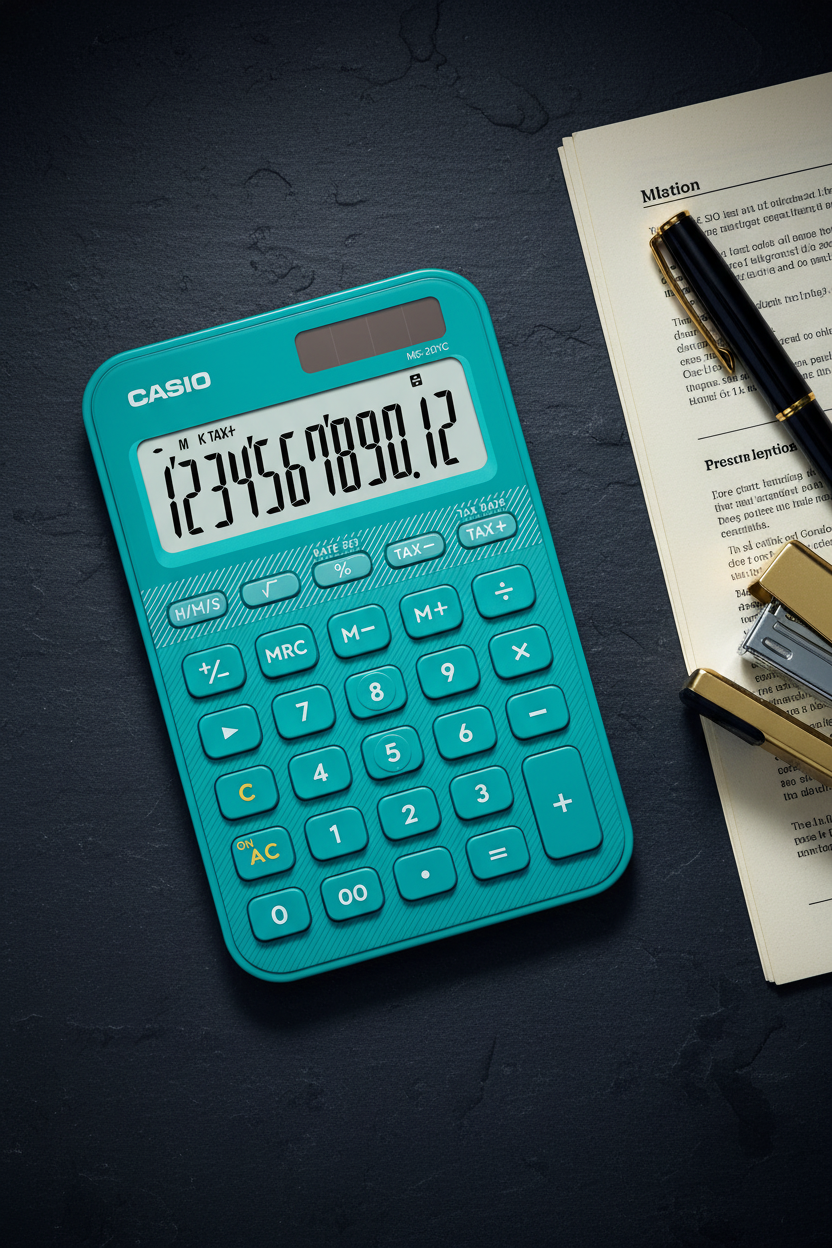 CALCULADORA CASIO - MI ESTILO MS-20YC-TU-W-DP