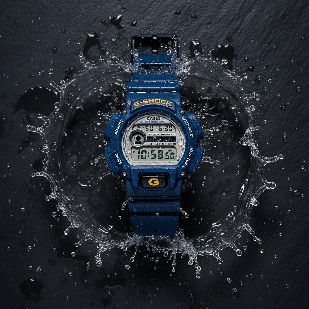 RELOJ DIGITAL PARA HOMBRE CASIO G-SHOCK DW-9052-2VDR - AZUL
