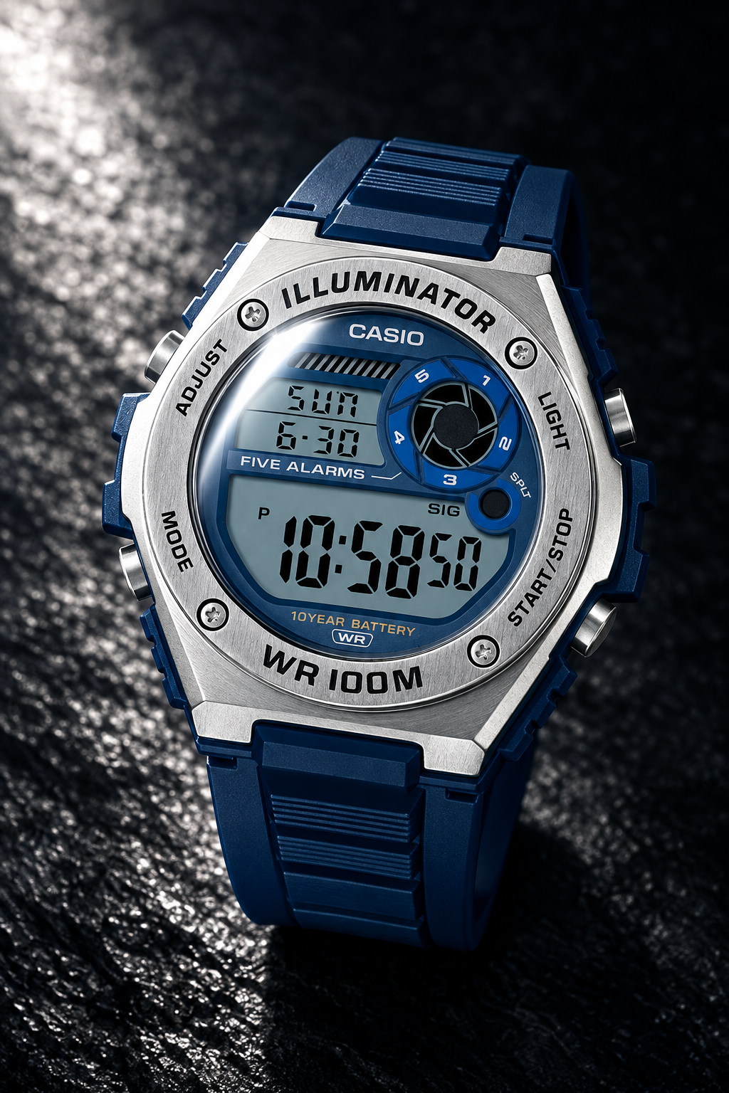 RELOJ PARA HOMBRE CASIO MWD-100H-2AVDF -AZUL