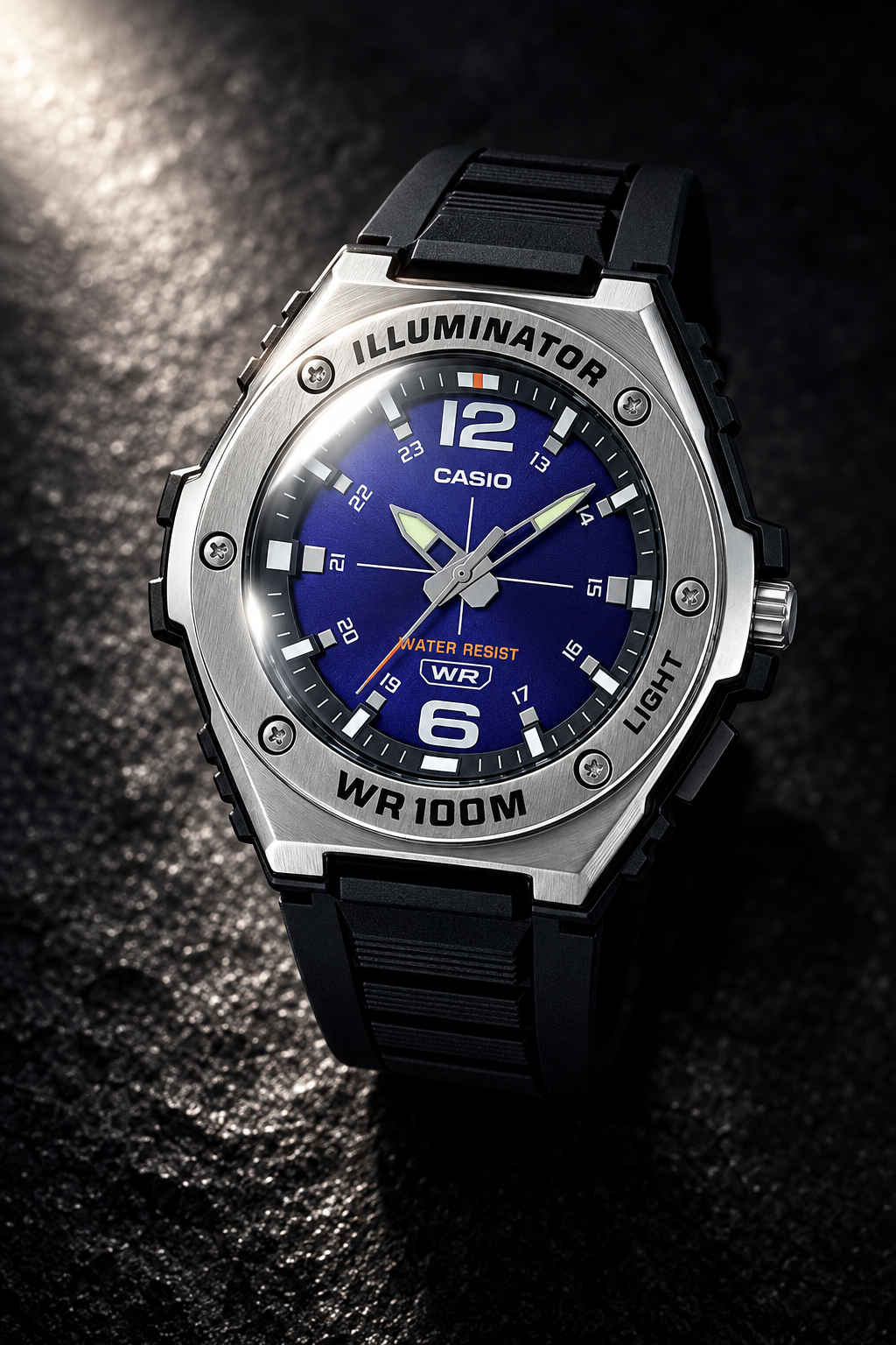 RELOJ PARA HOMBRE CASIO MWA-100H-2AVDF -AZUL
