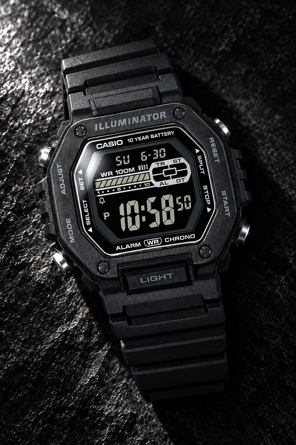 RELOJ PARA HOMBRE CASIO MWD-110HB-1BVDF -NEGRO