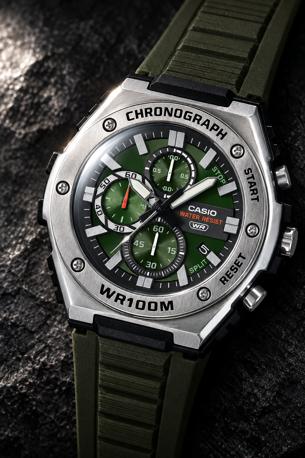RELOJ PARA HOMBRE CASIO MWA-300H-3AVDF -VERDE