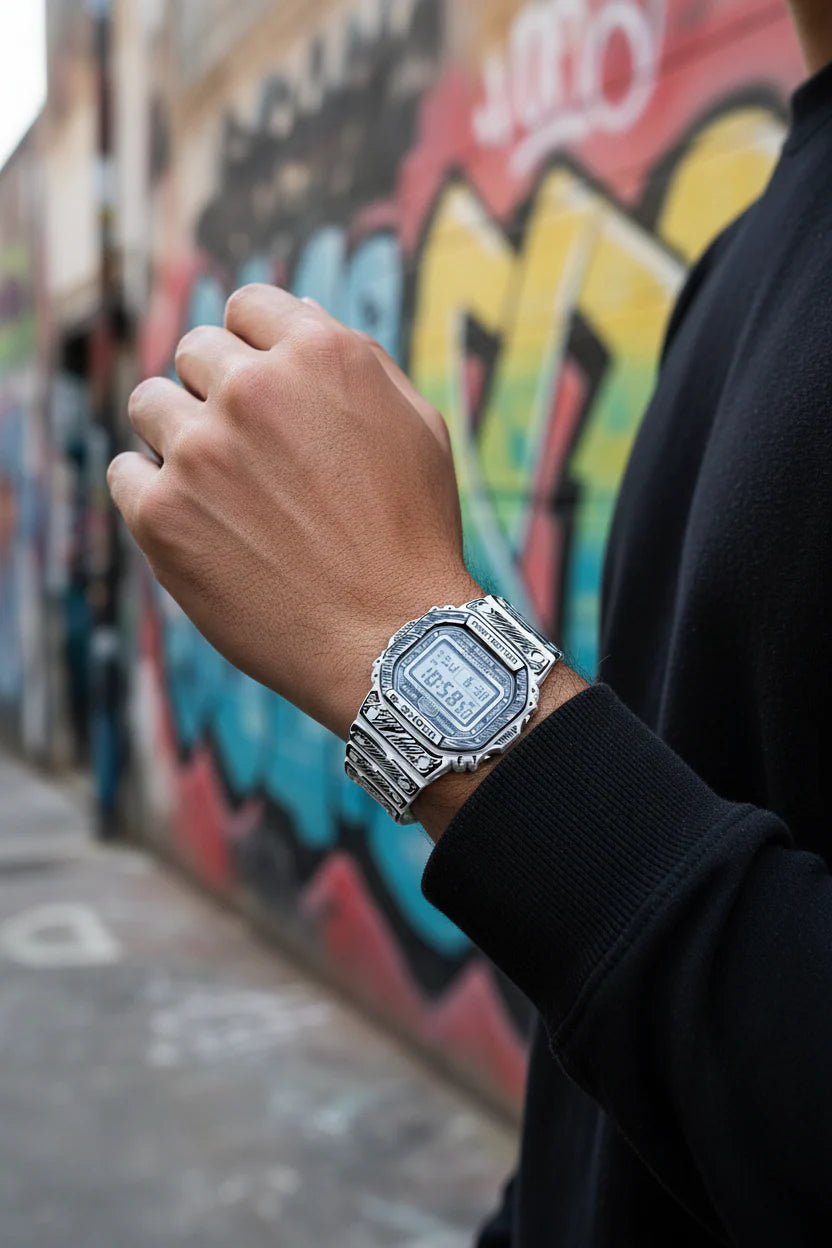 RELOJ CASIO G-SHOCK DW-5600JV-7DR - BLANCO