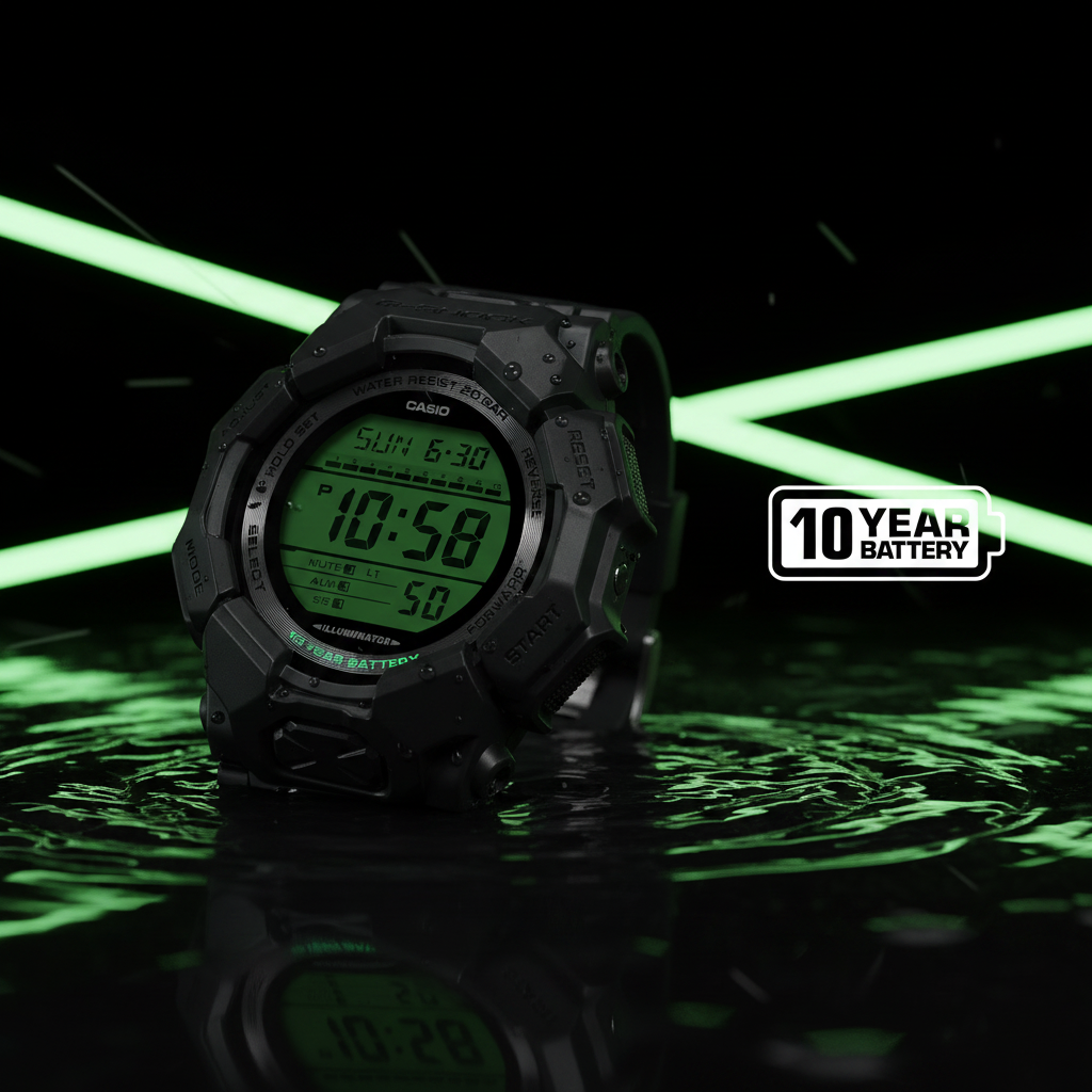 RELOJ CASIO G-SHOCK GD-010BEG-1DR  - NEGRO