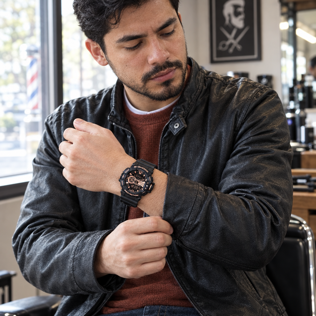 GA-400GB-1A4DR en una barbería con luz natural
