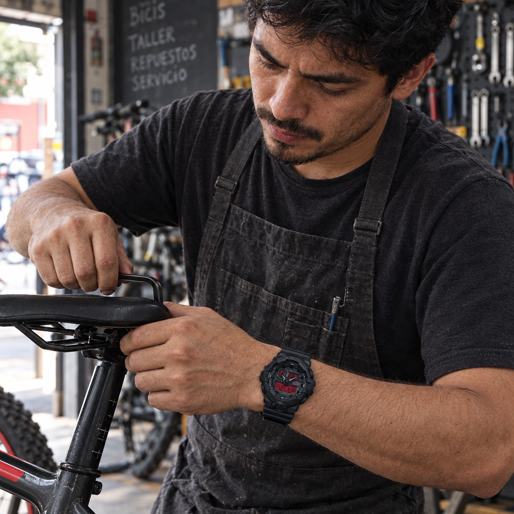 GA-700BBR-1ADR en un taller de bicicletas