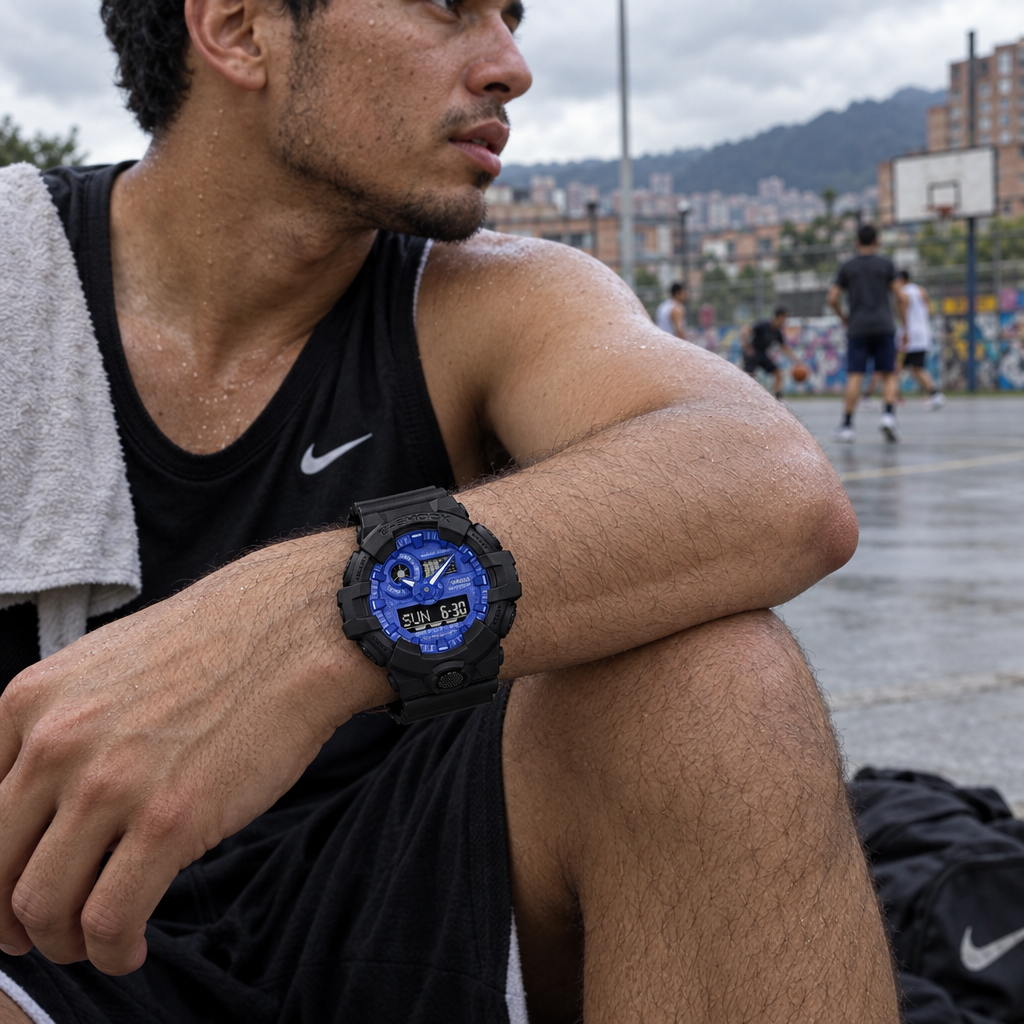 GA-700BP-1ADR después de entrenar baloncesto
