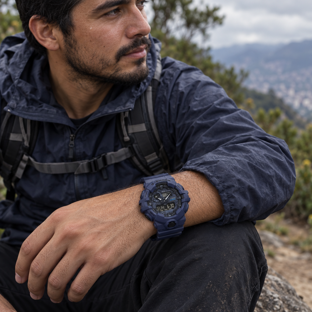 GA-700CA-2ADR durante una pausa en un sendero