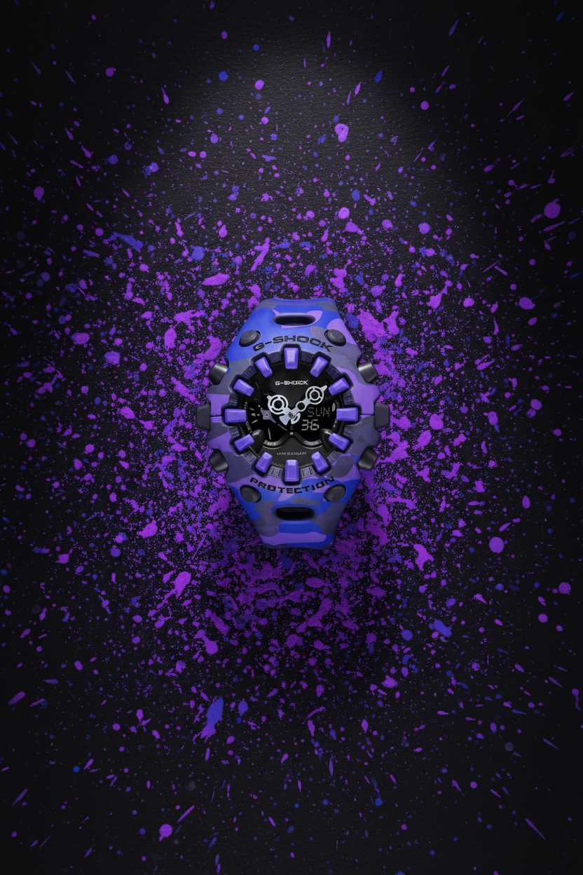 RELOJ CASIO G-SHOCK GA-V01CMG-6ADR  - MORADO