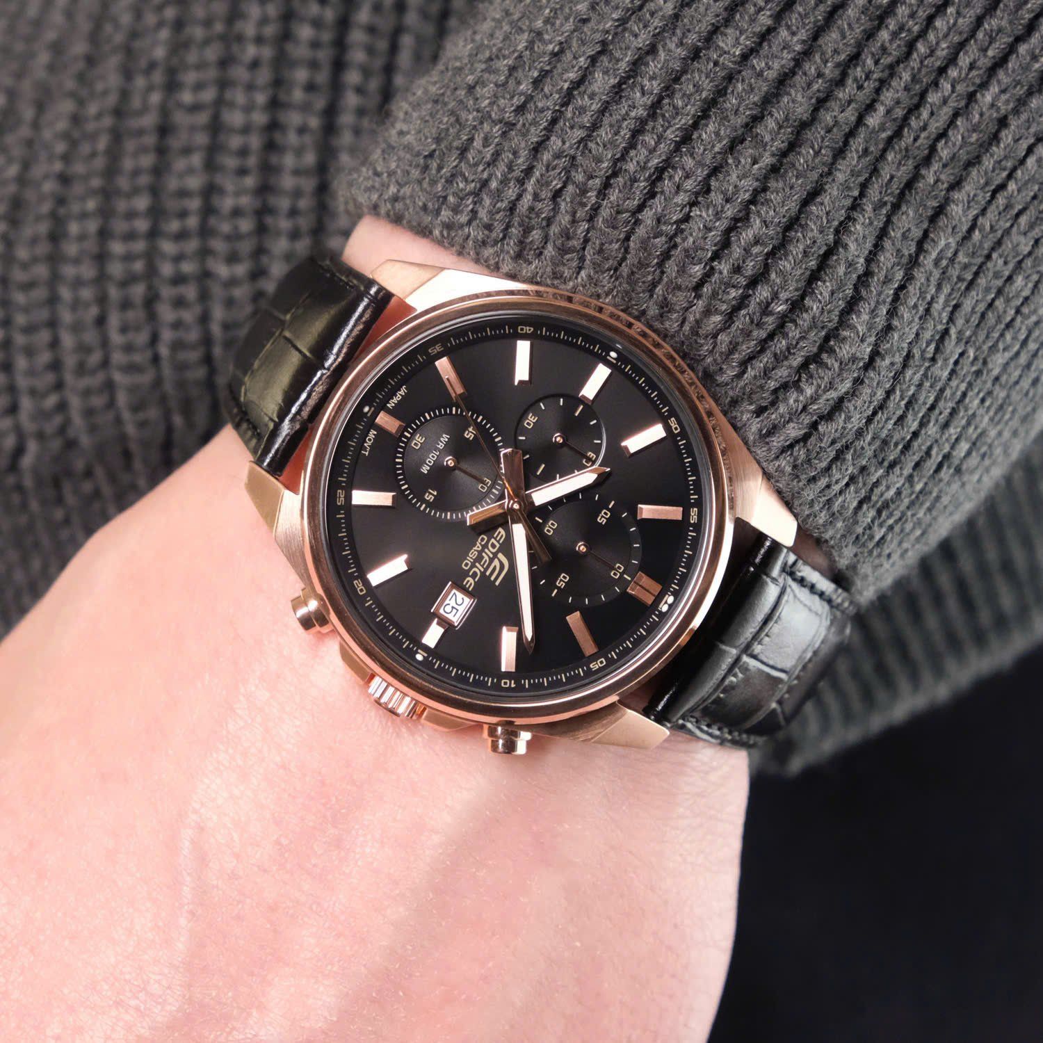 RELOJ PARA HOMBRE CASIO EDIFICE EFV-610ECL-1AUDF - NEGRO