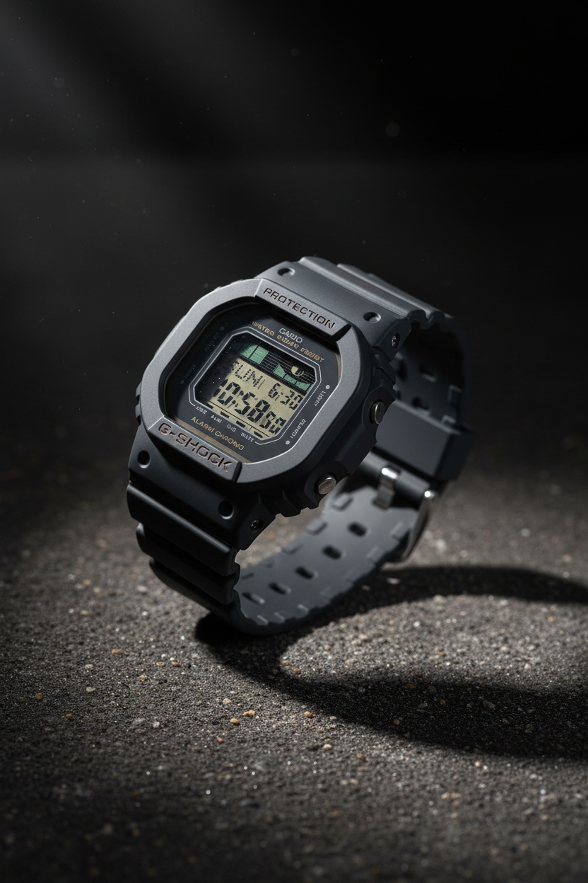 RELOJ DIGITAL PARA HOMBRE CASIO G-SHOCK GLX-S5600-1DR - NEGRO