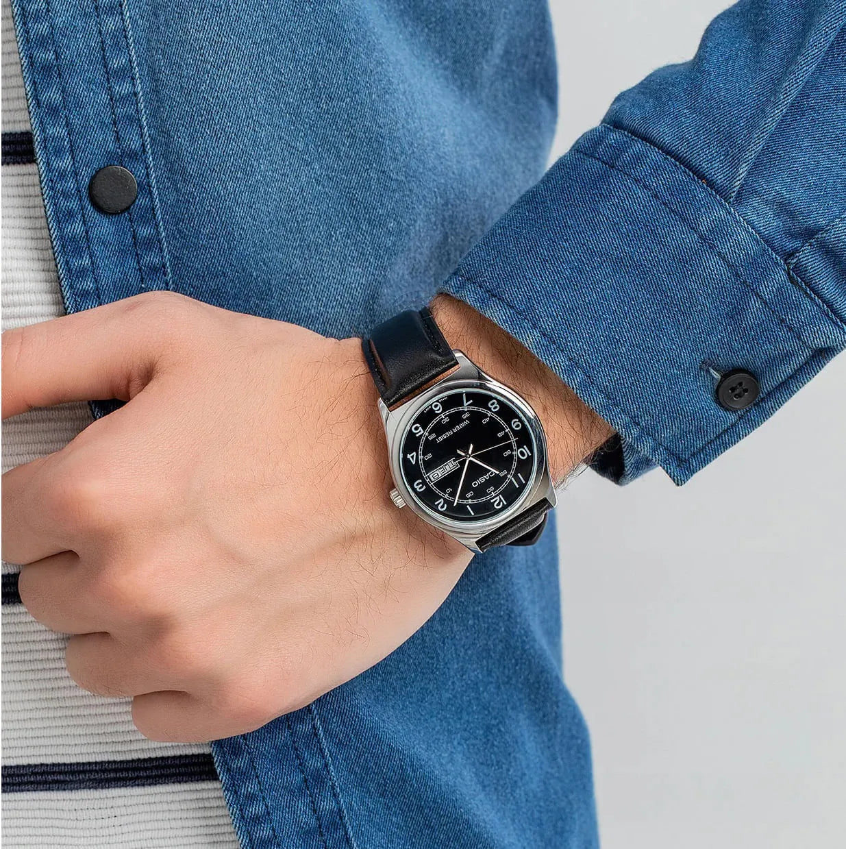 RELOJ PARA HOMBRE CASIO MTP-V006L-1B2UDF -NEGRO