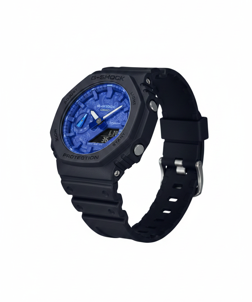 RELOJ ANÁLOGO DIGITAL PARA HOMBRE CASIO G-SHOCK GA-2100BP-1ADR - NEGRO
