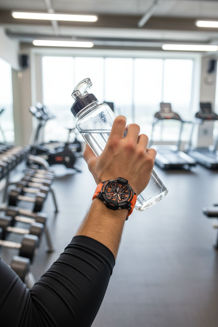 Casio G-Shock GA-1000-4ADR lifestyle - gimnasio activo