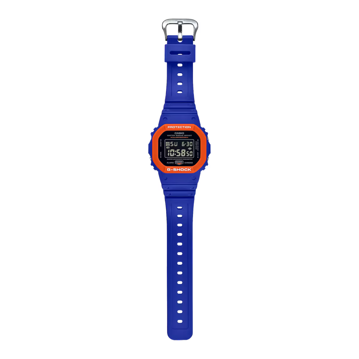 RELOJ DIGITAL PARA HOMBRE CASIO G-SHOCK DW-5610SC-2DR - AZUL