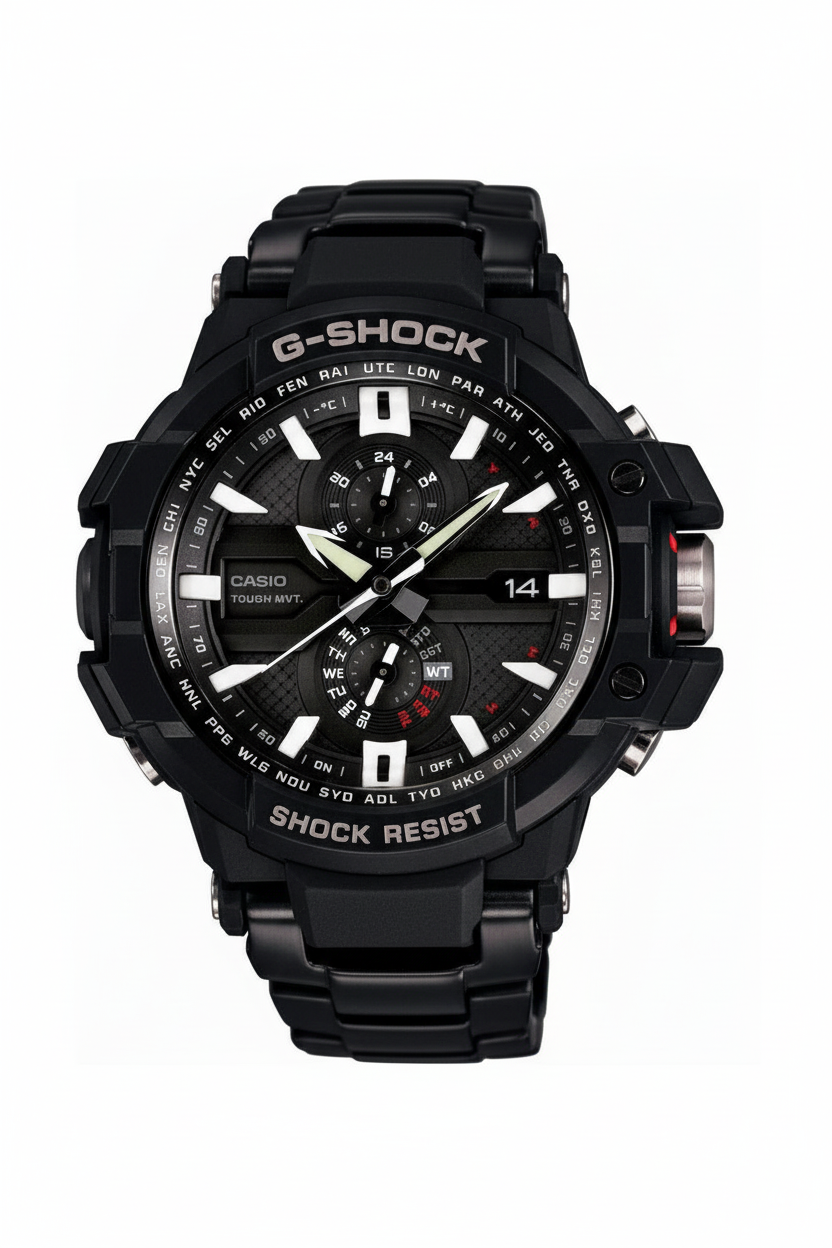 Casio G-Shock GW-A1000D-1ADR - fondo blanco limpio