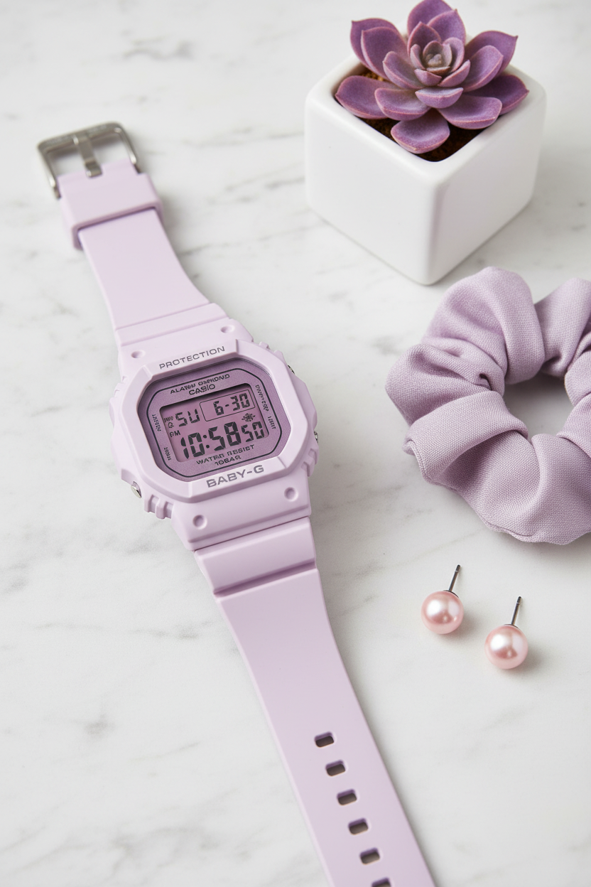 RELOJ PARA MUJER CASIO BABY-G BGD-565SC-4BDR - MORADO