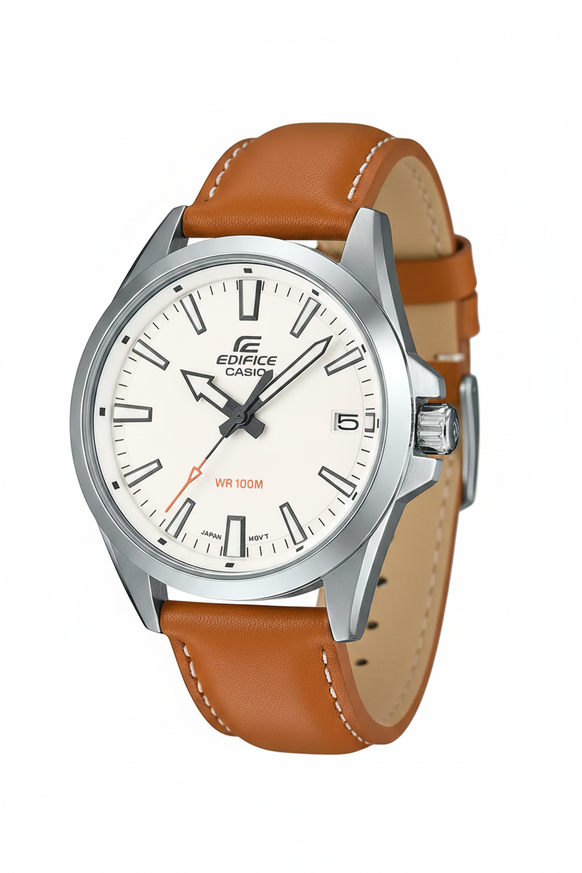 RELOJ ANALÓGICO PARA HOMBRE CASIO EDIFICE EFV-100L-7AVUDF - NARANJADO