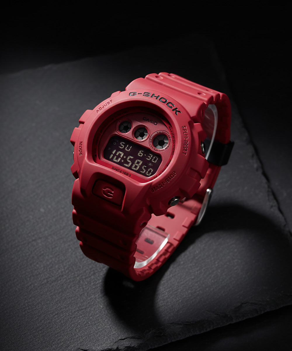 RELOJ DIGITAL PARA HOMBRE CASIO G-SHOCK DW-6935C-4DR - ROJO