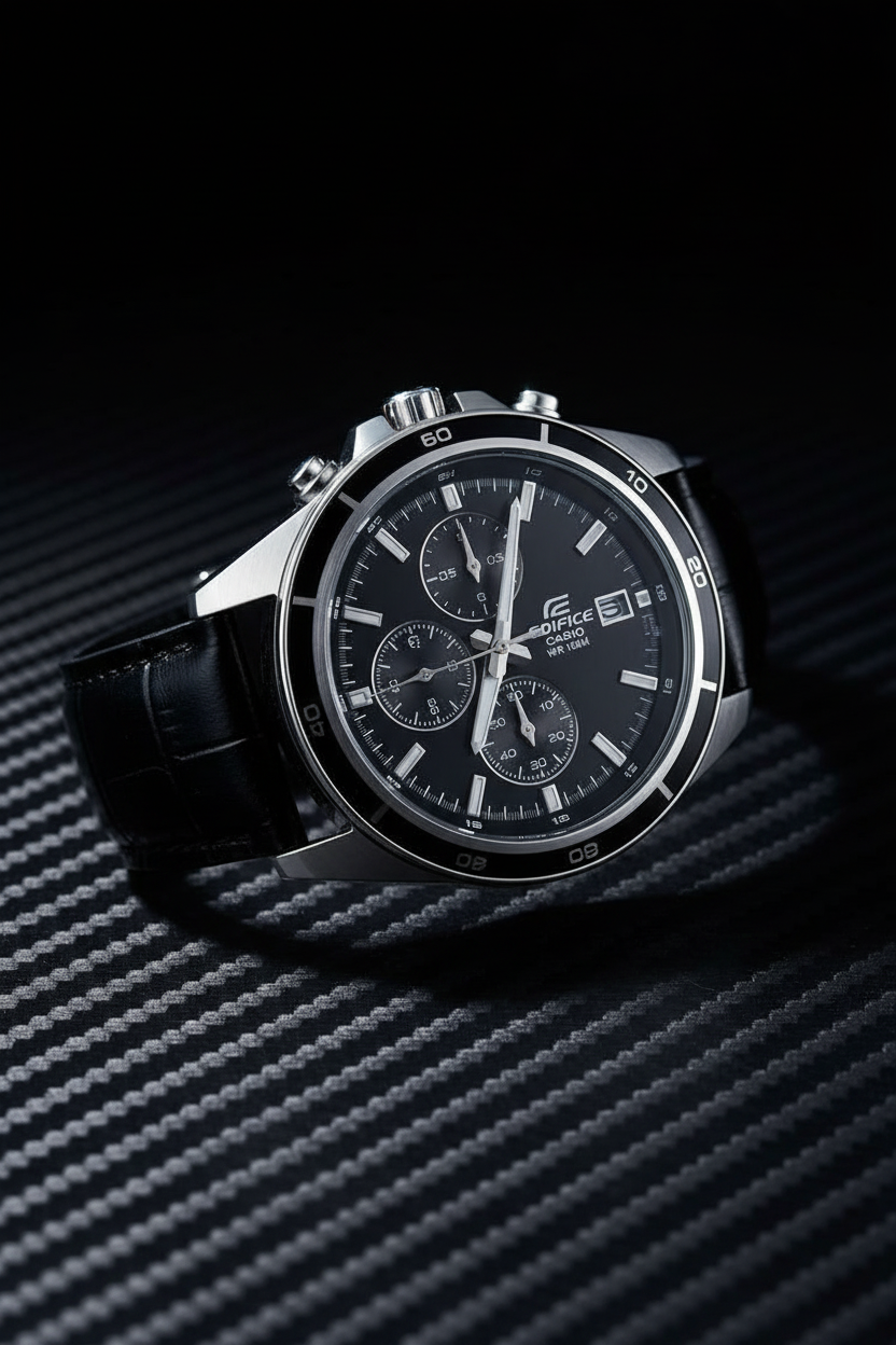 RELOJ PARA HOMBRE CASIO EDIFICE EFR-526L-1AVUDF -NEGRO