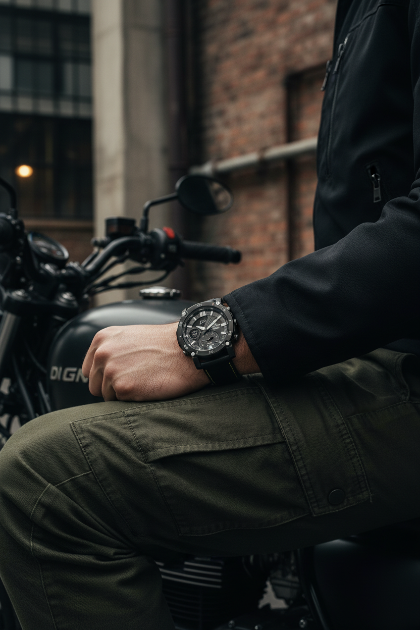 RELOJ PARA HOMBRE CASIO EDIFICE ECB-20CL-1ADF -NEGRO