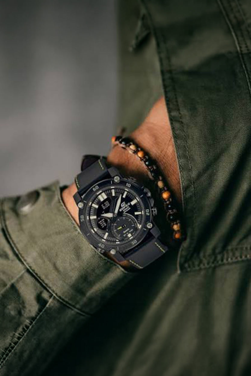 RELOJ PARA HOMBRE CASIO EDIFICE ECB-20CL-1ADF -NEGRO