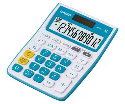 CALCULADORA CASIO MJ-12VCB-BU-SA-DP
