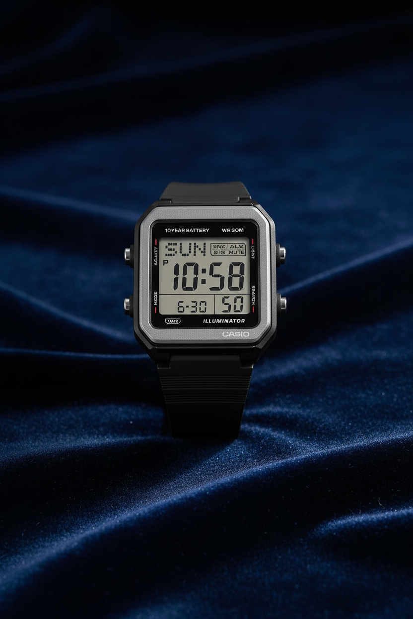 RELOJ CASIO W-221H-1AVDF - GRIS