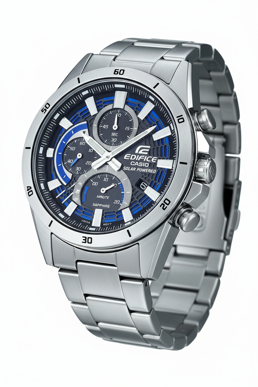 RELOJ SOLAR PARA HOMBRE CASIO EDIFICE EFS-S610D-1AVUDF - PLATEADO