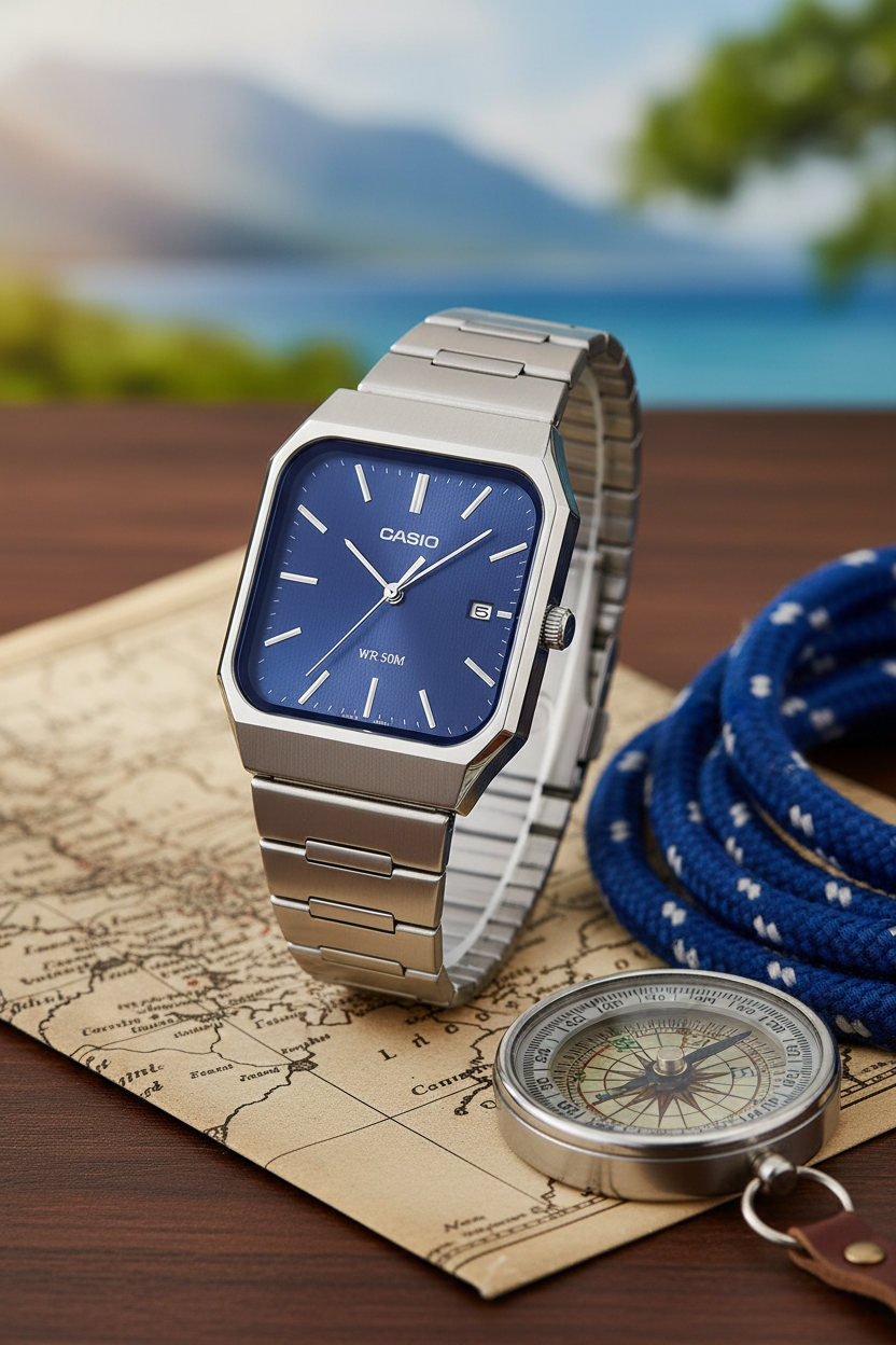 MTP-B185D-2A1VDF RELOJ PARA HOMBRE CASIO - AZUL
