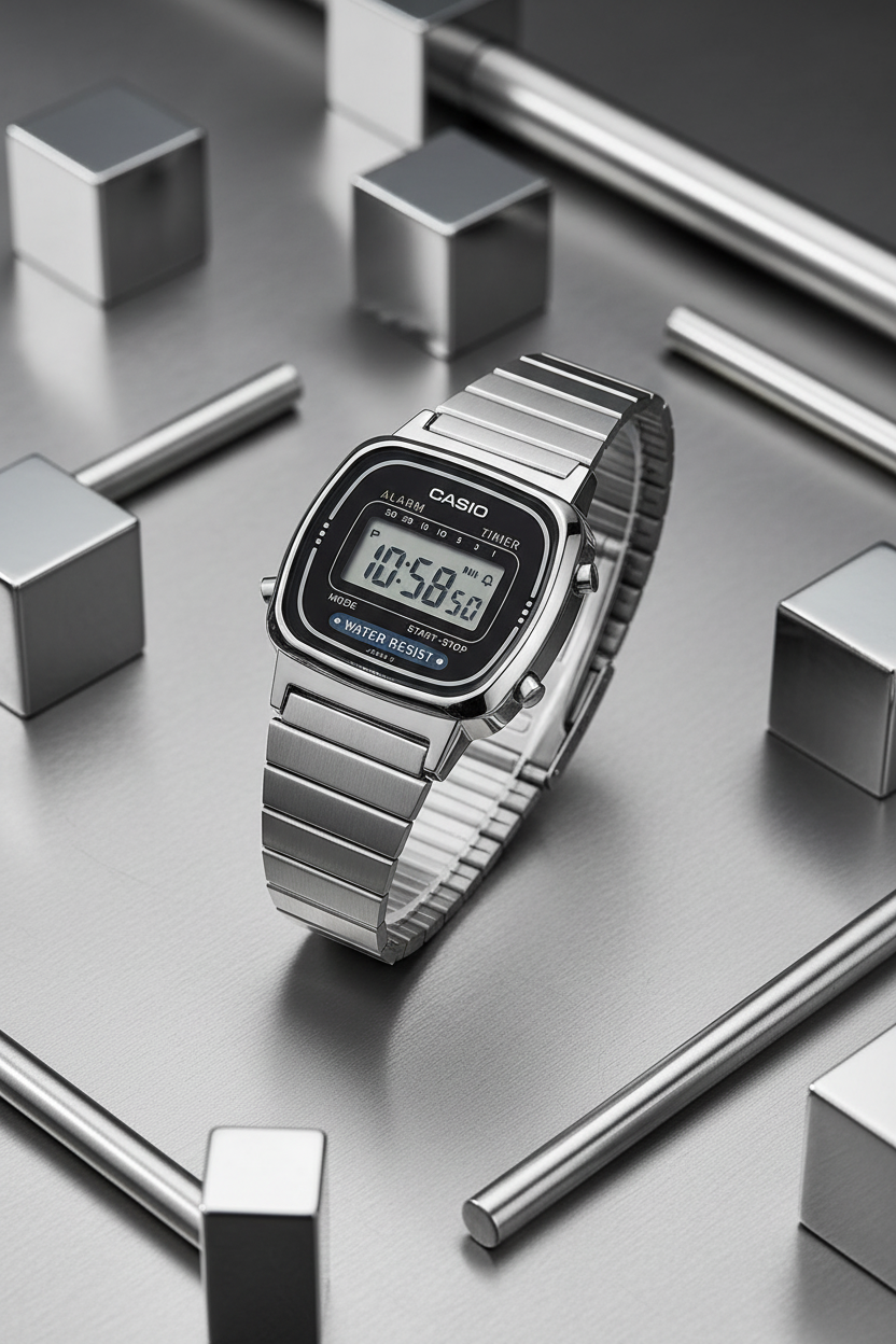 Casio LA670WA-1DF - aluminio industrial