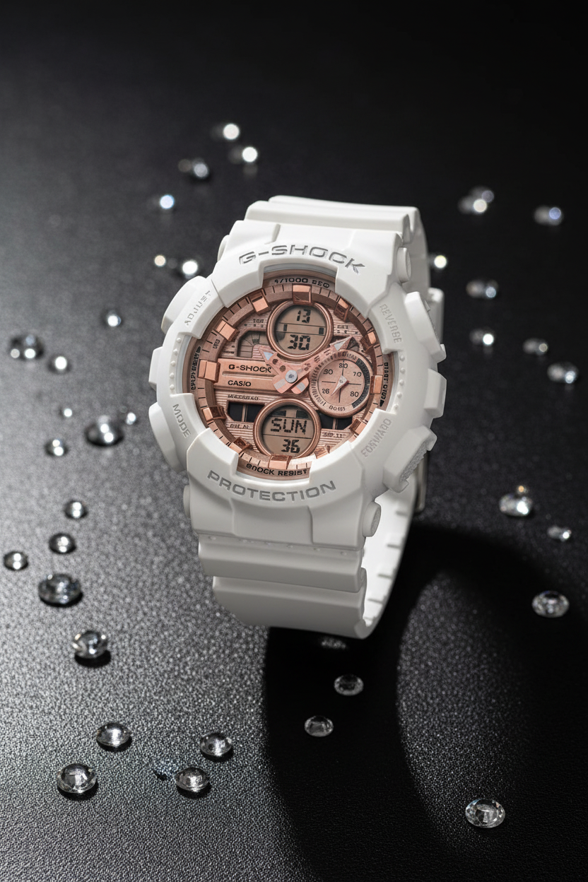 RELOJ CASIO G-SHOCK GMA-S140PG-7ADR - BLANCO