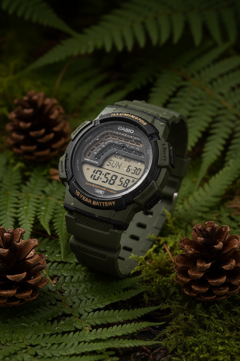 RELOJ CASIO WS-1800-3AVDF - VERDE